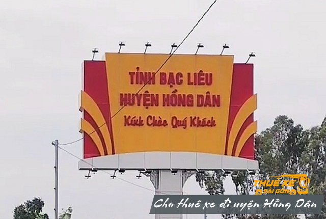 Thuê xe đi huyện Hồng Dân