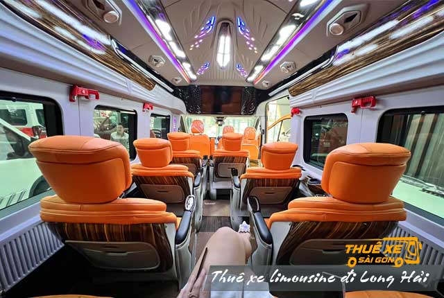 Giá thuê xe limousine 9 chỗ đi Long Hải