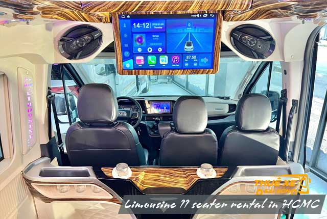 Limousine 11 seater rental in Sai Gon